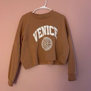 Primark cropped venice sweatshirt